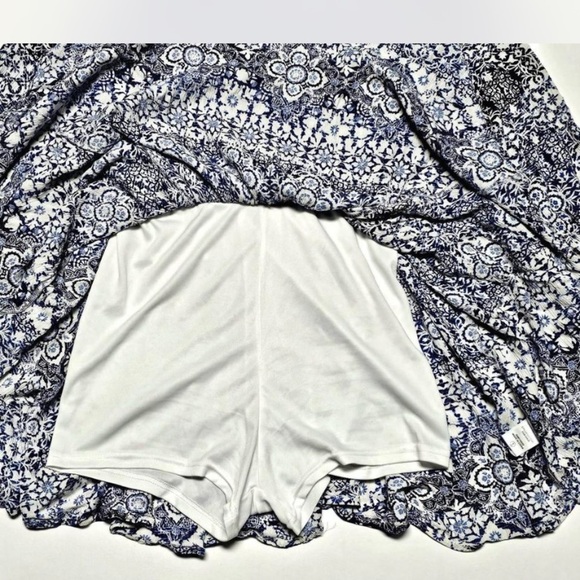 White Birch, Boho Mini Dress, Shorts Underneath - Picture 1 of 6